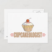 Funny Cupcake Briefkaart (Voorkant / Achterkant)