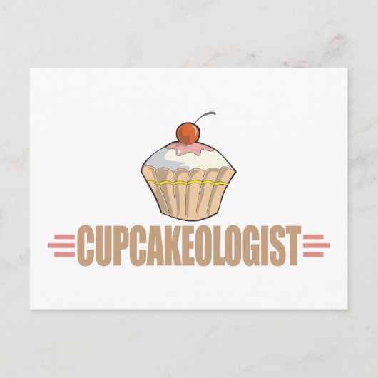 Funny Cupcake Briefkaart (Voorkant)