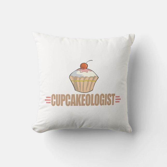 Funny Cupcake Kussen (Voorkant)
