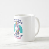 Funny Cupcake Unicorn Koffiemok (Voorkant rechts)