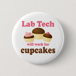 Funny Cupcakes Design Lab Tech Ronde Button 5,7 Cm