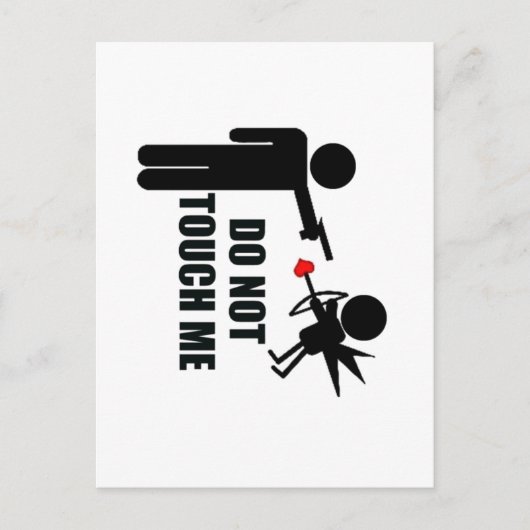 Funny Cupid Briefkaart (Voorkant)