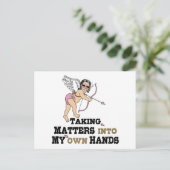 Funny Cupid Briefkaarten (Staand voorkant)