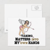 Funny Cupid Briefkaarten (Voorkant / Achterkant)