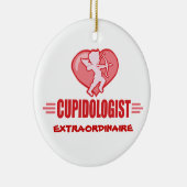 Funny Cupid Love Keramisch Ornament (Rechts)