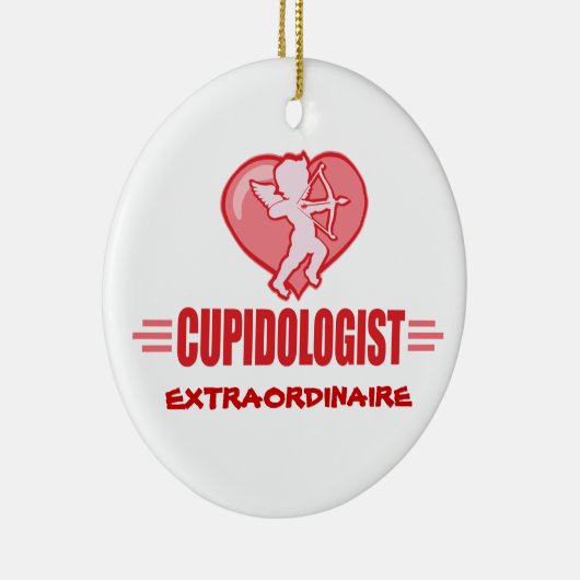 Funny Cupid Love Keramisch Ornament (Rechts)