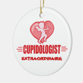 Funny Cupid Love Keramisch Ornament (Links)