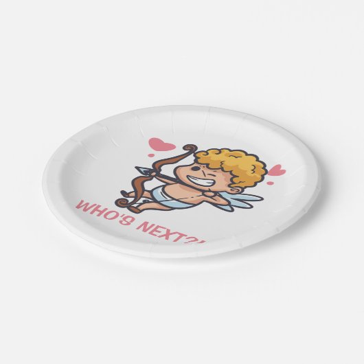 Funny Cupid Valentijnsdag | Bord papier (Gekanteld)