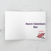 Funny Cupig Love Pig Feestdagen Kaart (Binnen)