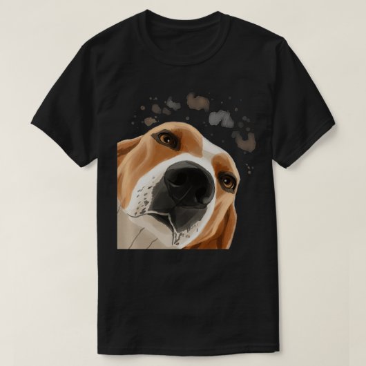 Funny Curious Dog Treeing Walker Coonhound Pullove T-shirt (Design voorkant)