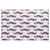 Funny Curled Galaxy Mustache Stof (Fat Quarter)