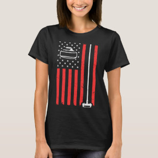Funny Curling Gift for Men Women Curling Players U T-shirt