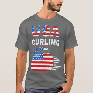 Funny Curling Gift for Men Women Curling Players U T-shirt