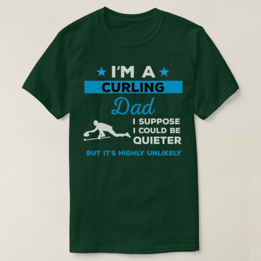 Funny Curling Pap Gift T-shirt (Design voorkant)