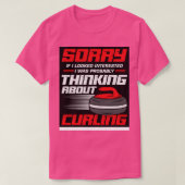 Funny Curling Player Sport Curler Gift T-shirt (Design voorkant)