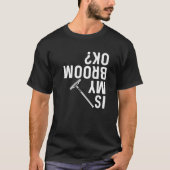 Funny Curling Sport, Broom Sweep Joke T-shirt (Voorkant)