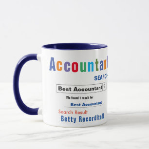 Funny Custom Best Accountant Mok