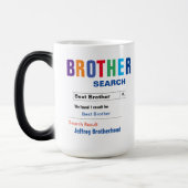 Funny Custom Best Brother Gift Magische Mok (Links)