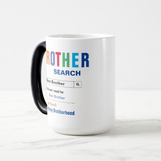Funny Custom Best Brother Gift Magische Mok (Voorkant links)