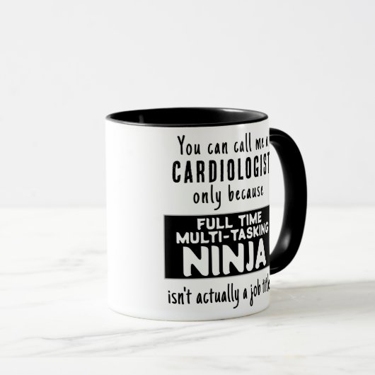 Funny Custom Best Cardiologist Gift Mok (Voorkant rechts)