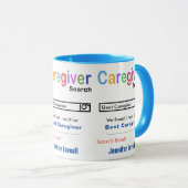 Funny Custom Best Care Mok (Voorkant rechts)