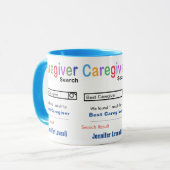 Funny Custom Best Care Mok (Voorkant links)
