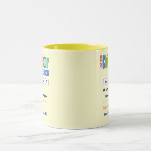 Funny Custom Best Chiropractor Gift Mok (Midden)