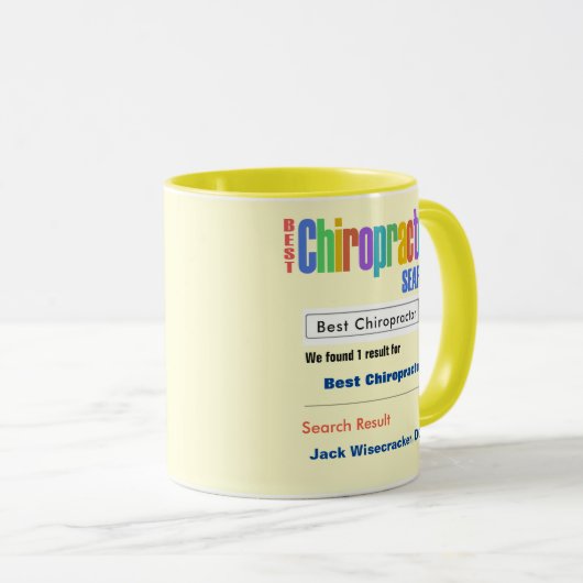 Funny Custom Best Chiropractor Gift Mok (Voorkant rechts)