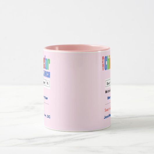 Funny Custom Best Chiropractor Gift Mok (Midden)