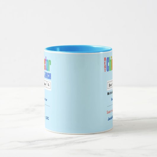 Funny Custom Best Chiropractor Gift Mok (Midden)