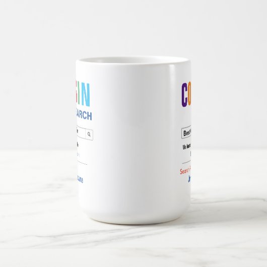 Funny Custom Best Cousin Gift Magische Mok (Midden)