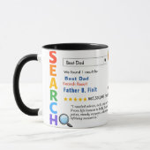 Funny Custom Best Dad Mok (Links)