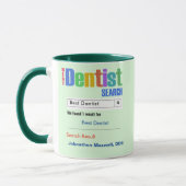 Funny Custom Best Dentist Gift Mok (Links)