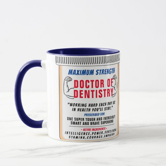 Funny Custom Best Dentist Gift Mok (Links)