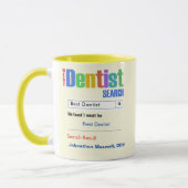 Funny Custom Best Dentist Gift Mok (Links)