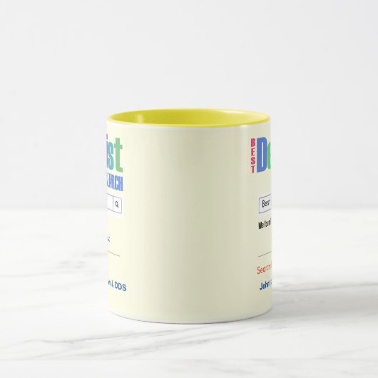 Funny Custom Best Dentist Gift Mok (Midden)