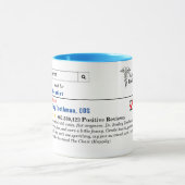 Funny Custom Best Dentist Mok (Midden)