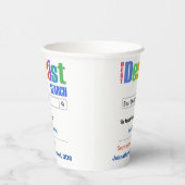 Funny Custom Best Dentist Papieren Bekers (Rechts)