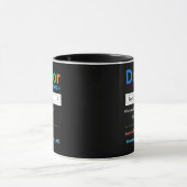 Funny Custom Best Doctor Gift Black Mok (Midden)