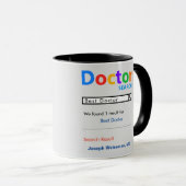 Funny Custom Best Doctor Gift Mok (Voorkant rechts)