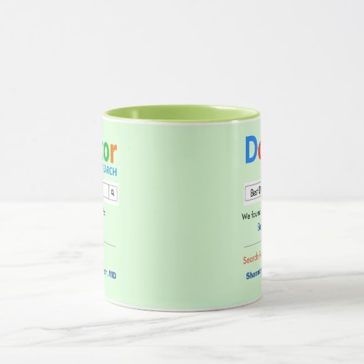 Funny Custom Best Doctor Gift Mok (Midden)