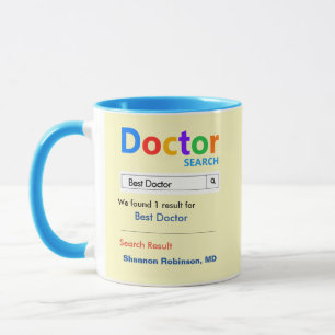 Funny Custom Best Doctor Gift Mok
