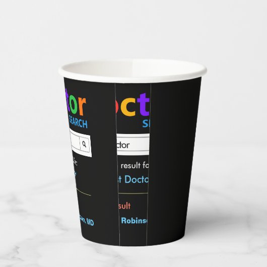 Funny Custom Best Doctor Gift Papieren Bekers (Links)