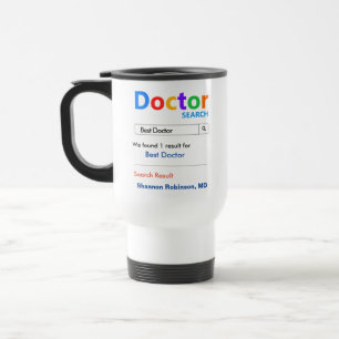Funny Custom Best Doctor Gift Reisbeker