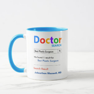 Funny Custom Best Doctor Plastic chirurg Mok