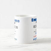 Funny Custom Best Employee Mok (Center)