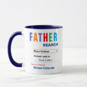 Funny Custom Best Father Gift Mok (Links)