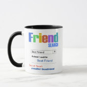 Funny Custom Best Friend Gift Mok (Links)