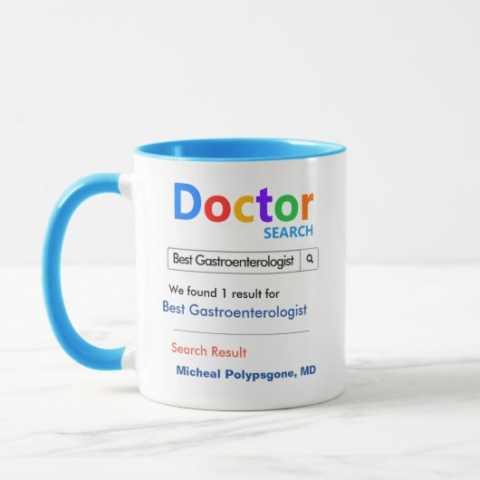 Funny Custom Best Gastroenteroloog Gift Mok (Links)