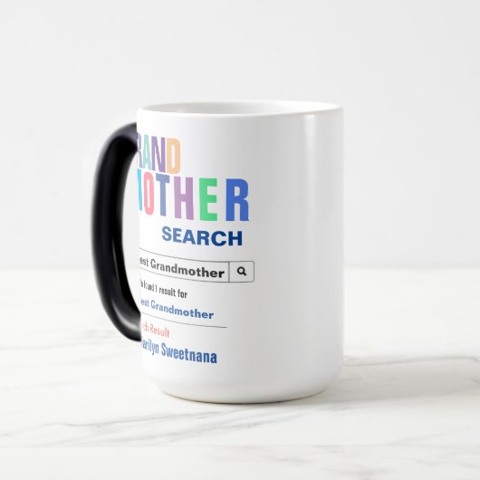 Funny Custom Best Grandmoeder Gift Magische Mok (Voorkant links)